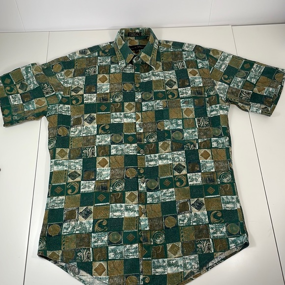 VINTAGE, Christian Dumas mens short sleeve shirt, Small - Picture 1 of 8